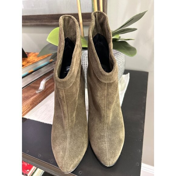 Giuseppe Zanotti Suede Ankle Booties Womens Size 38 - Picture 2 of 8